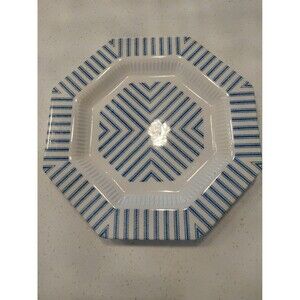 Independence Ironstone Interpace Blue Pillow Talk Salad/Dessert Plate 8"